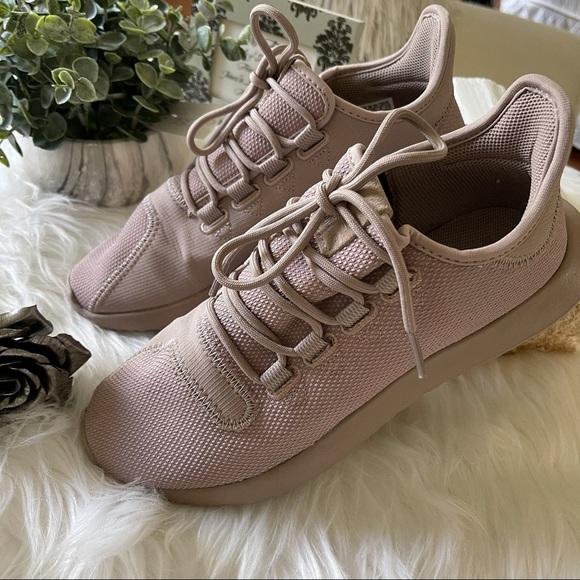 KIDS ADIDAS sneakers 6 1/2  NEUTRAL colored sporty - Picture 3 of 10